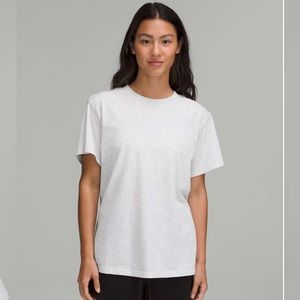 LuluLemon All Yours Cotton T-Shirt Heathered Core Ultra Light Grey